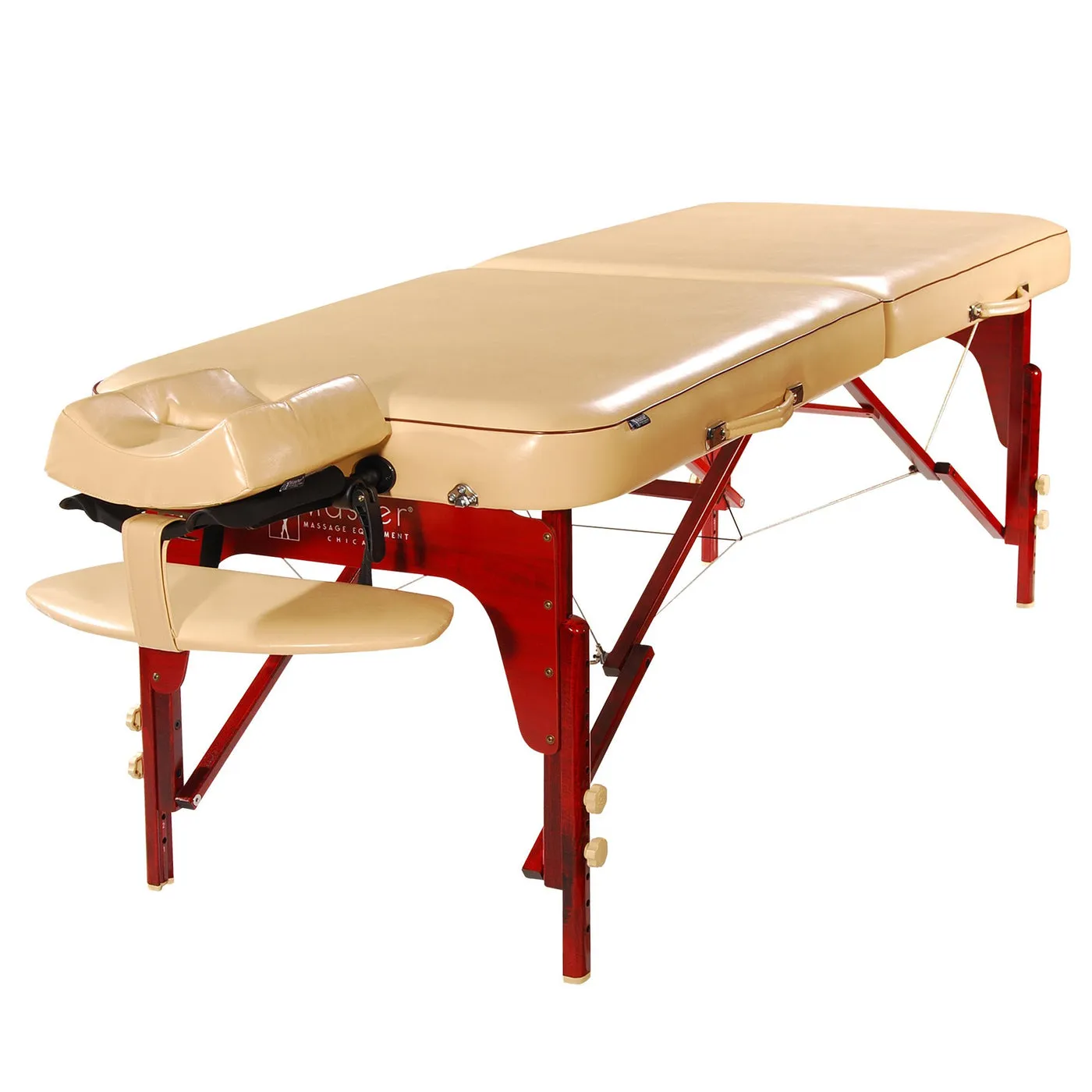 Master Massage 70cm MONROE Memory Foam Portable Massage Table, with Shiatsu Cables, & Reiki Panels