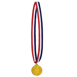 Medal with Ribbon Soccer