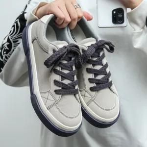 Men Fashion Breathable Canvas Skate Shoes