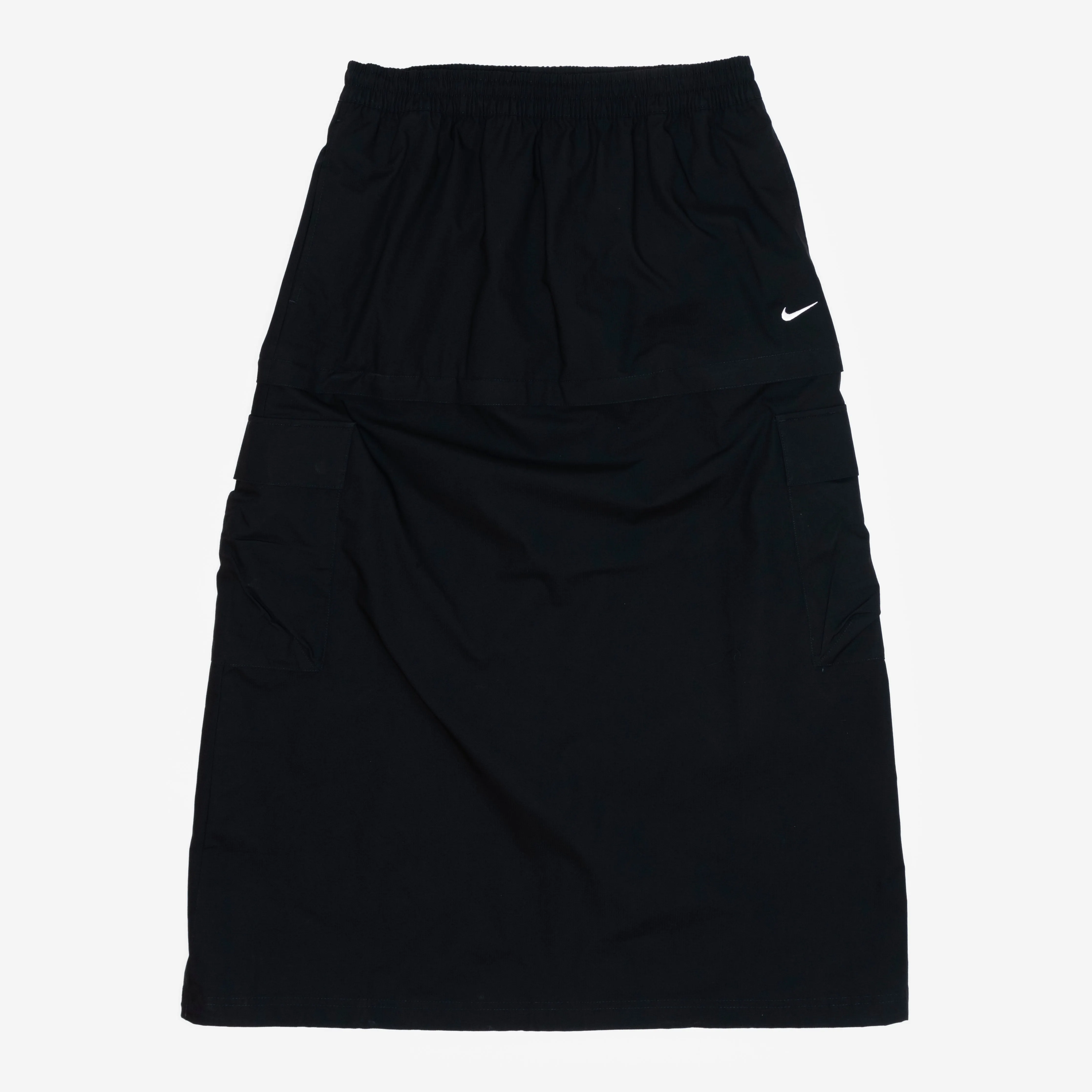 Mid-Rise Woven Cargo Midi Skirt Wmns