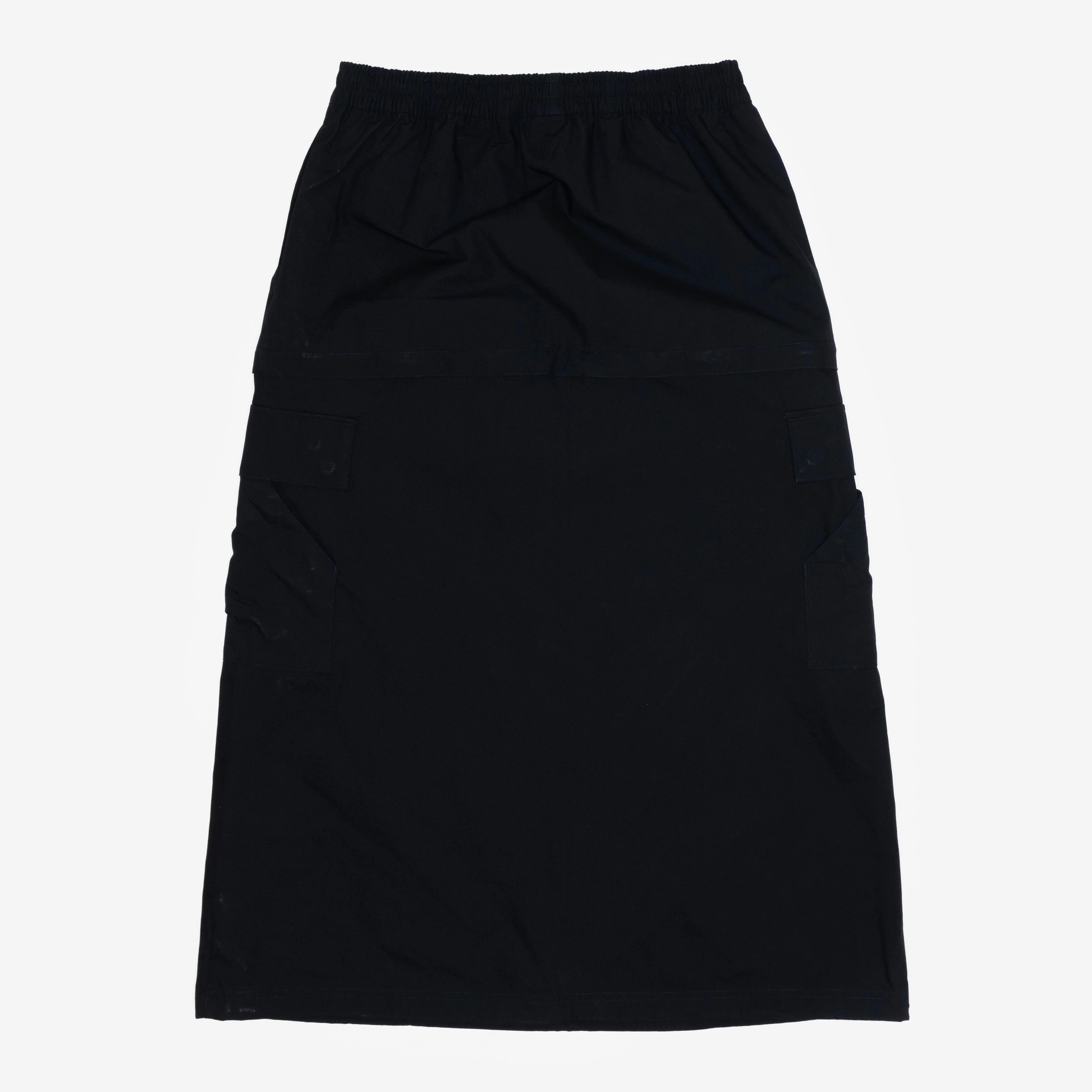 Mid-Rise Woven Cargo Midi Skirt Wmns