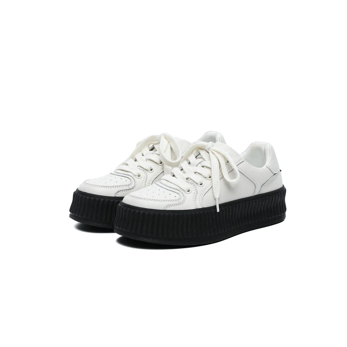 Minimalistic Platform Sneakers