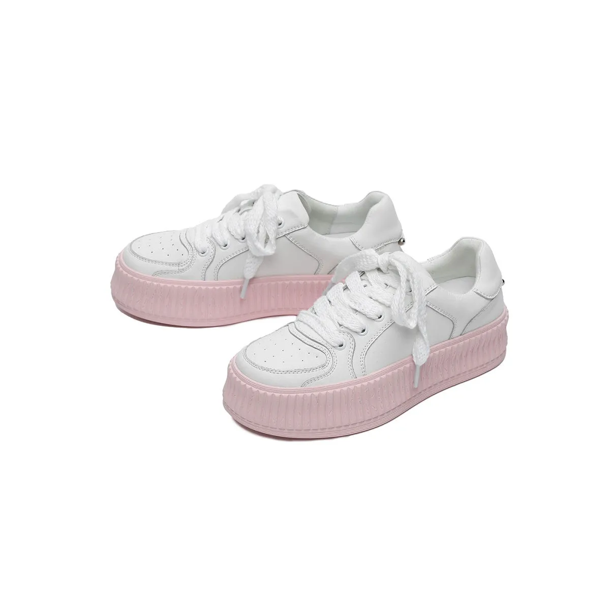 Minimalistic Platform Sneakers