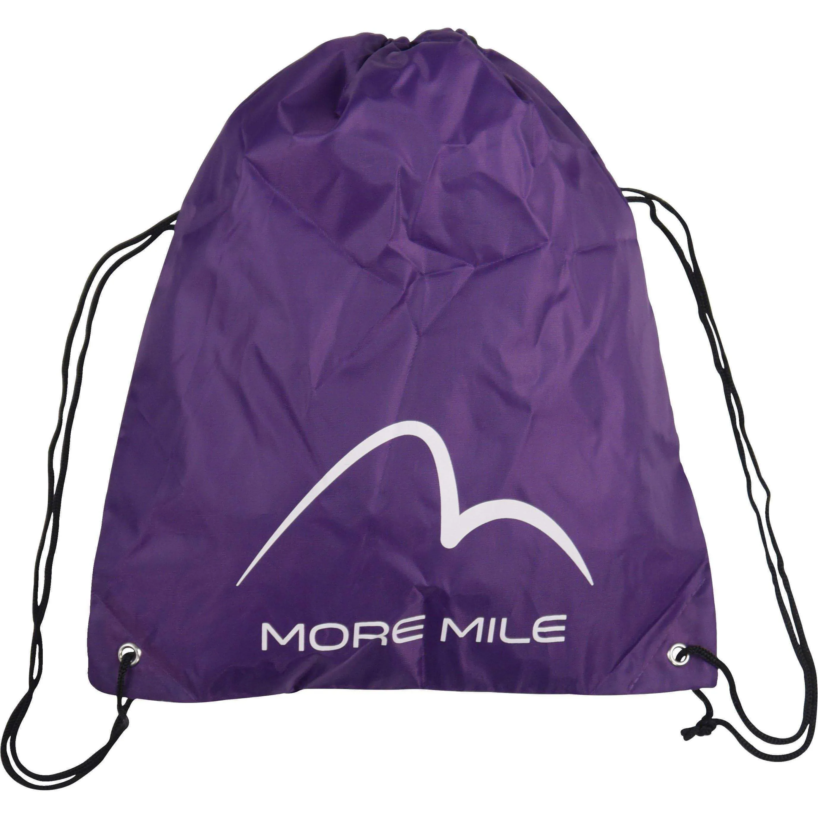 More Mile Logo Drawstring Gym Sack - Purple