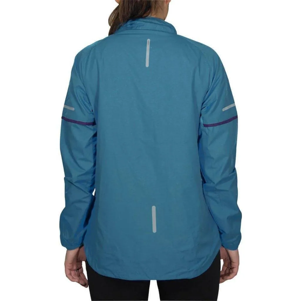 More Mile Prime Womens Running Jacket - Blue