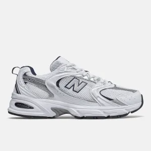 New Balance Unisex 530 Fashion Trainers - White / Black