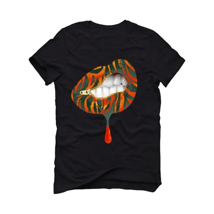 Nike Air Barrage Mid Orange Green Black T-Shirt (LIPS UNSEALED)