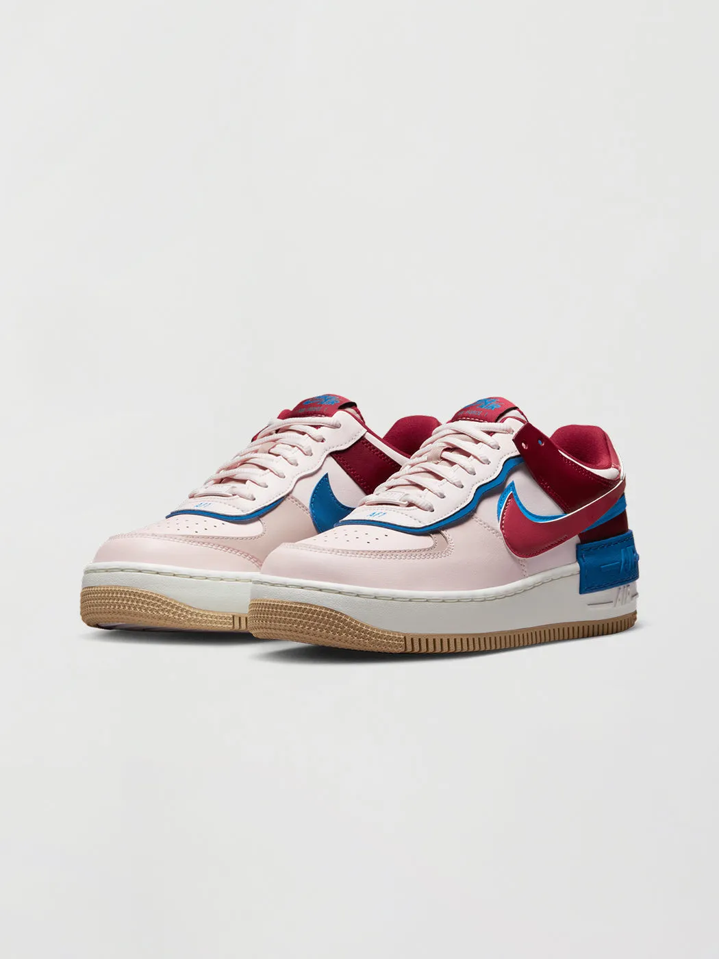 Nike Air Force 1 Shadow - LIGHT SOFT PINK/CANYON RUST-FOSSIL STONE