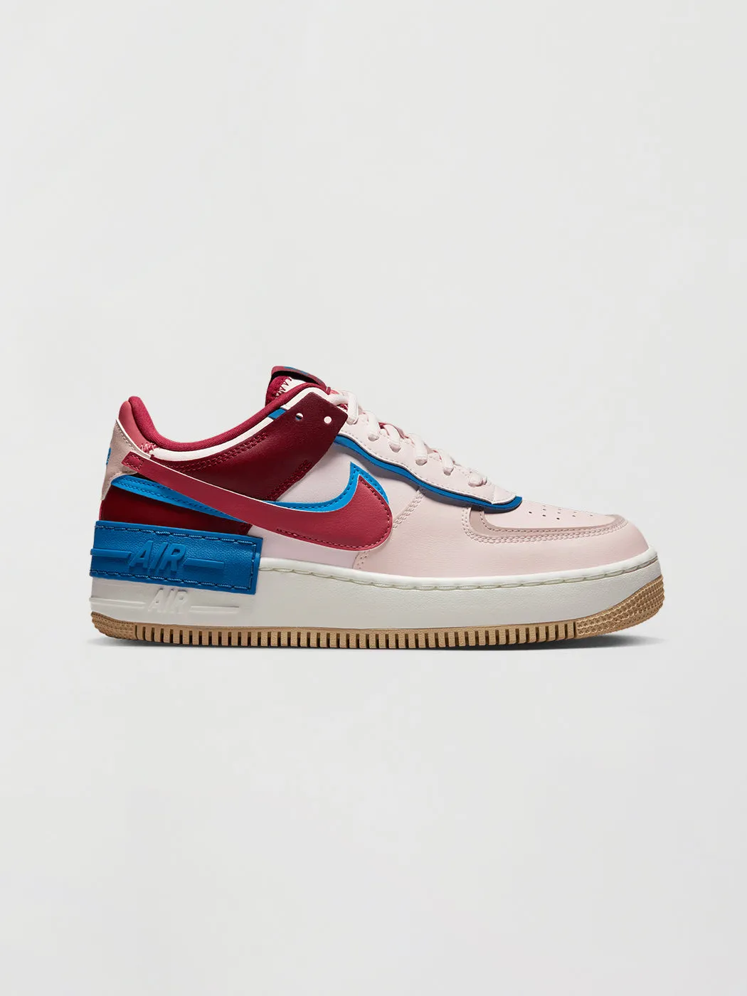 Nike Air Force 1 Shadow - LIGHT SOFT PINK/CANYON RUST-FOSSIL STONE