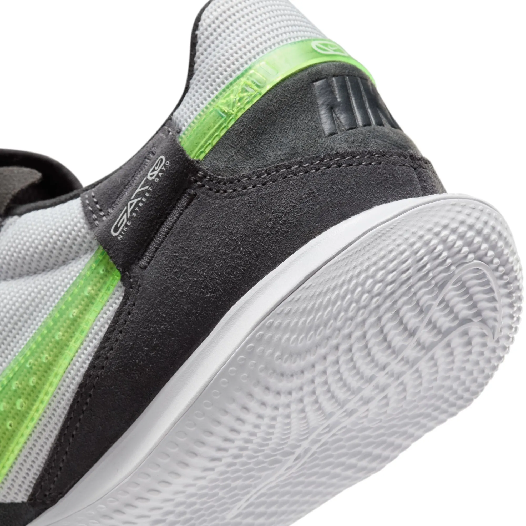 Nike Streetgato Indoor Soccer Shoes - Black/ Volt