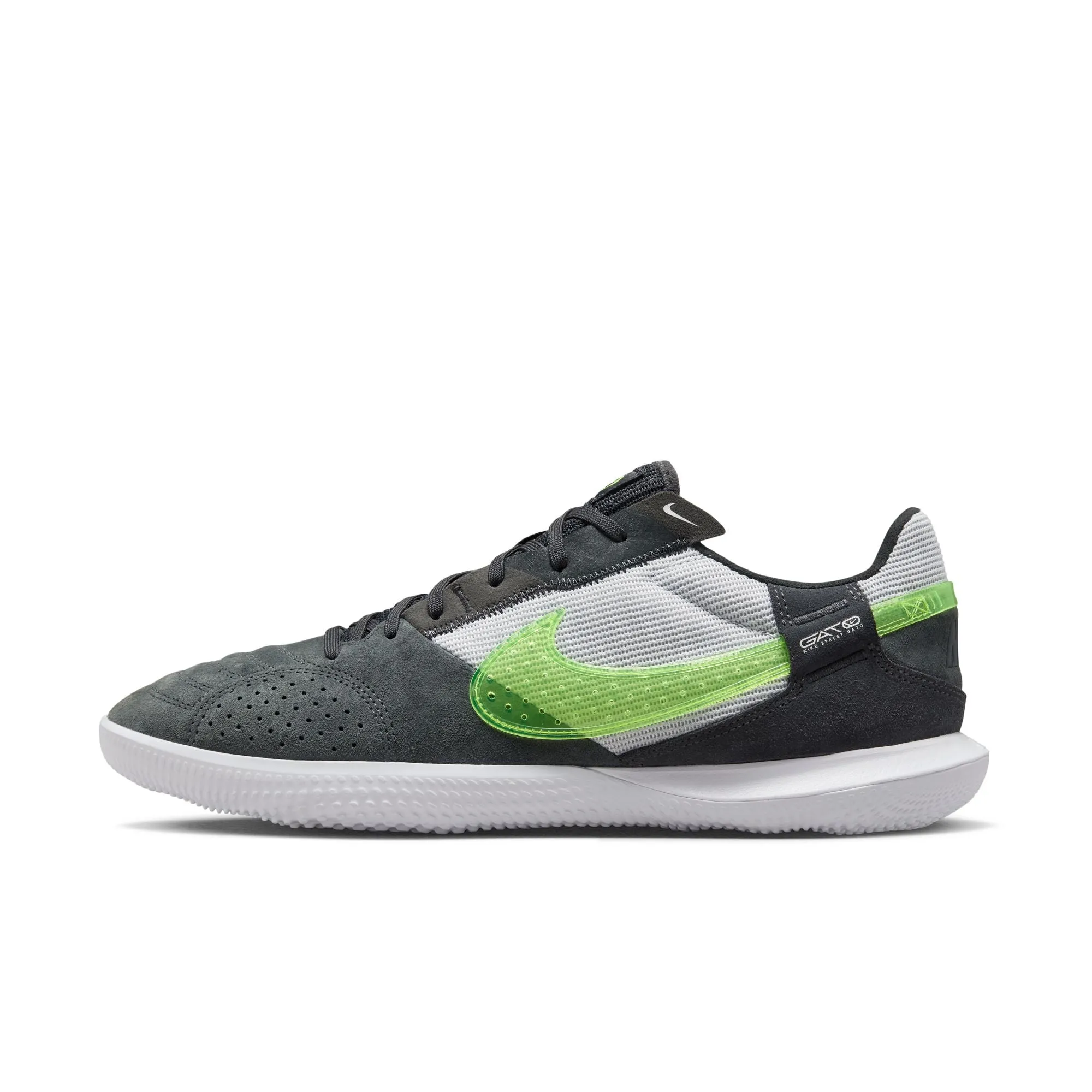 Nike Streetgato Indoor Soccer Shoes - Black/ Volt