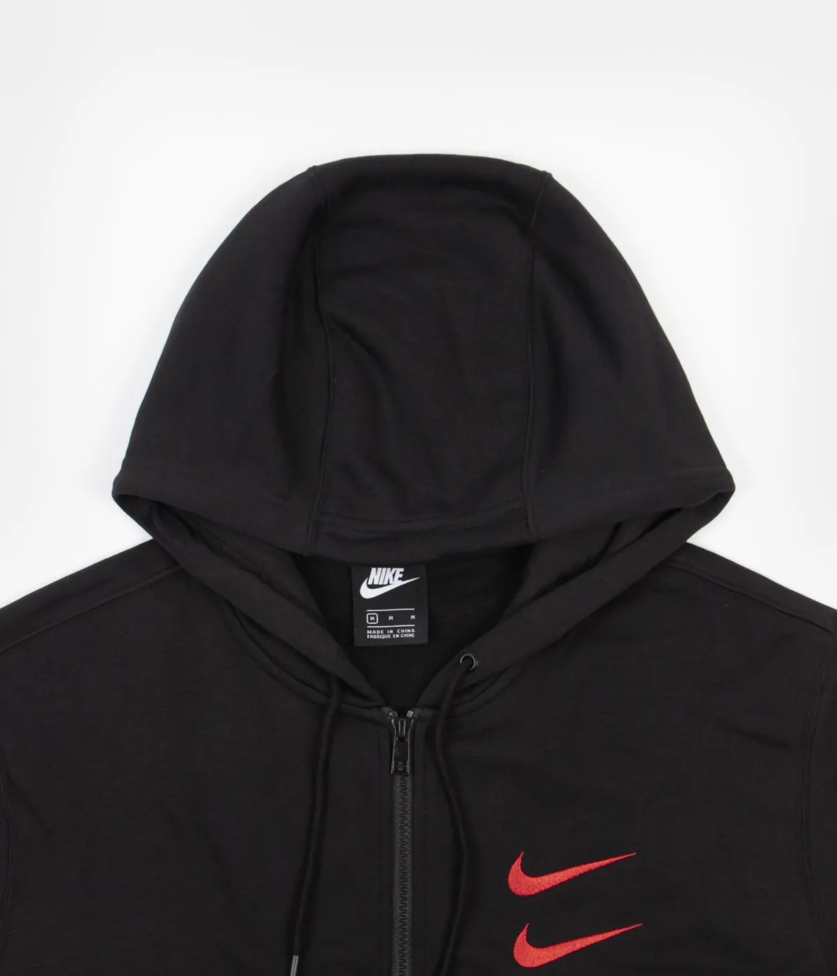 Nike Swoosh Hoodie - Black / Ember Glow