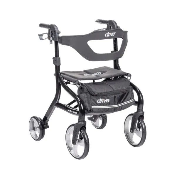 Nitro Sprint Rollator Rolling Walker, Black