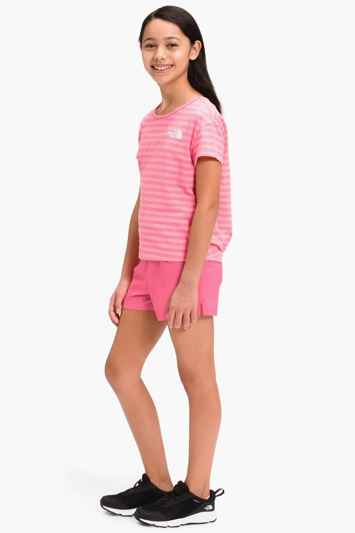 North Face On Mountain Girls Shorts - Prim Pink