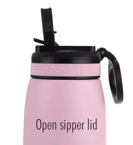 Oasis Insulated Sports Bottle with Sipper 780ml - Coral