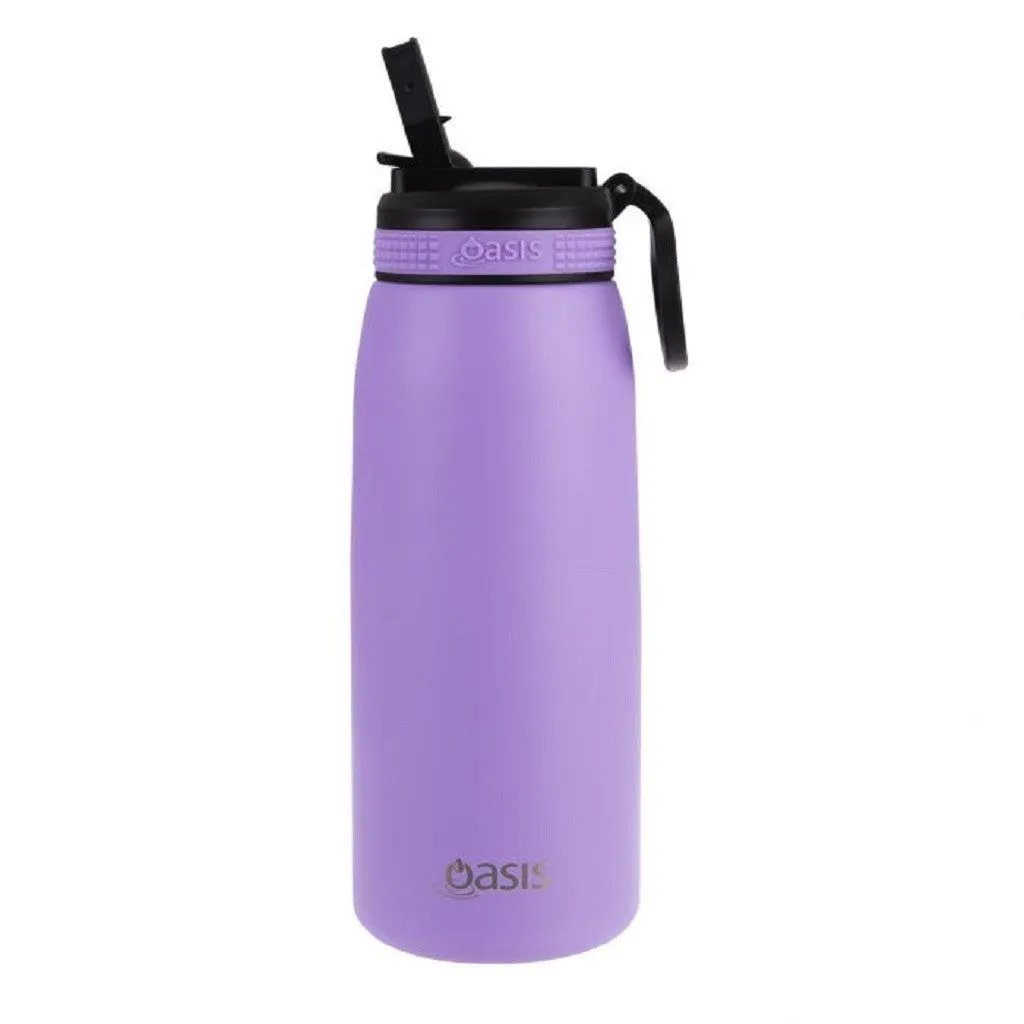 Oasis Insulated Sports Bottle W/Sipper 780ml - Lavender