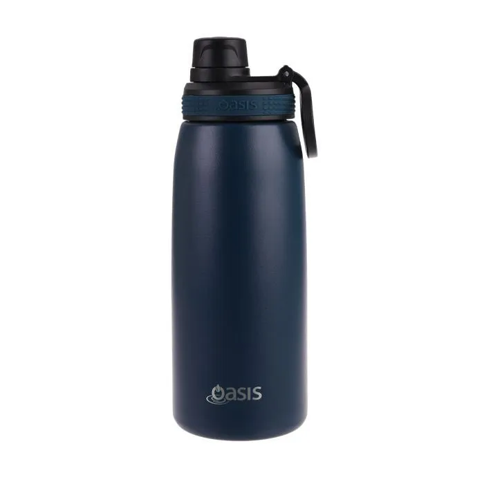 Oasis Stainless Steel Insulated Sports Water Bottle Navy 780ml