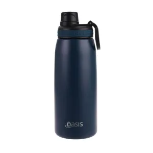 Oasis Stainless Steel Insulated Sports Water Bottle Navy 780ml