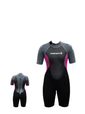 Ocean Pro Iluka 3mm Shortie Wetsuit Ladies