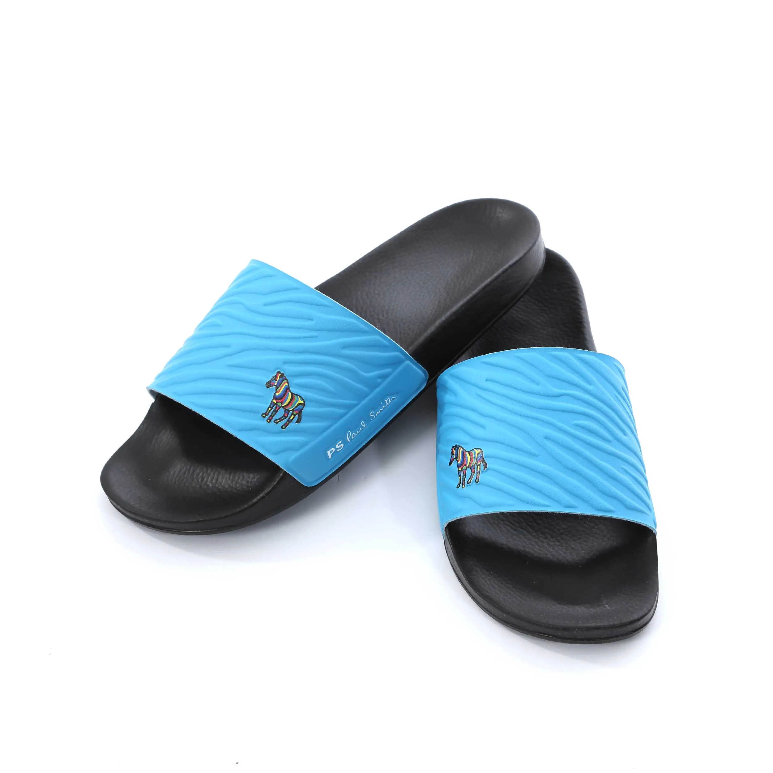 Paul Smith Nyro Zebra Slide in Sky Blue