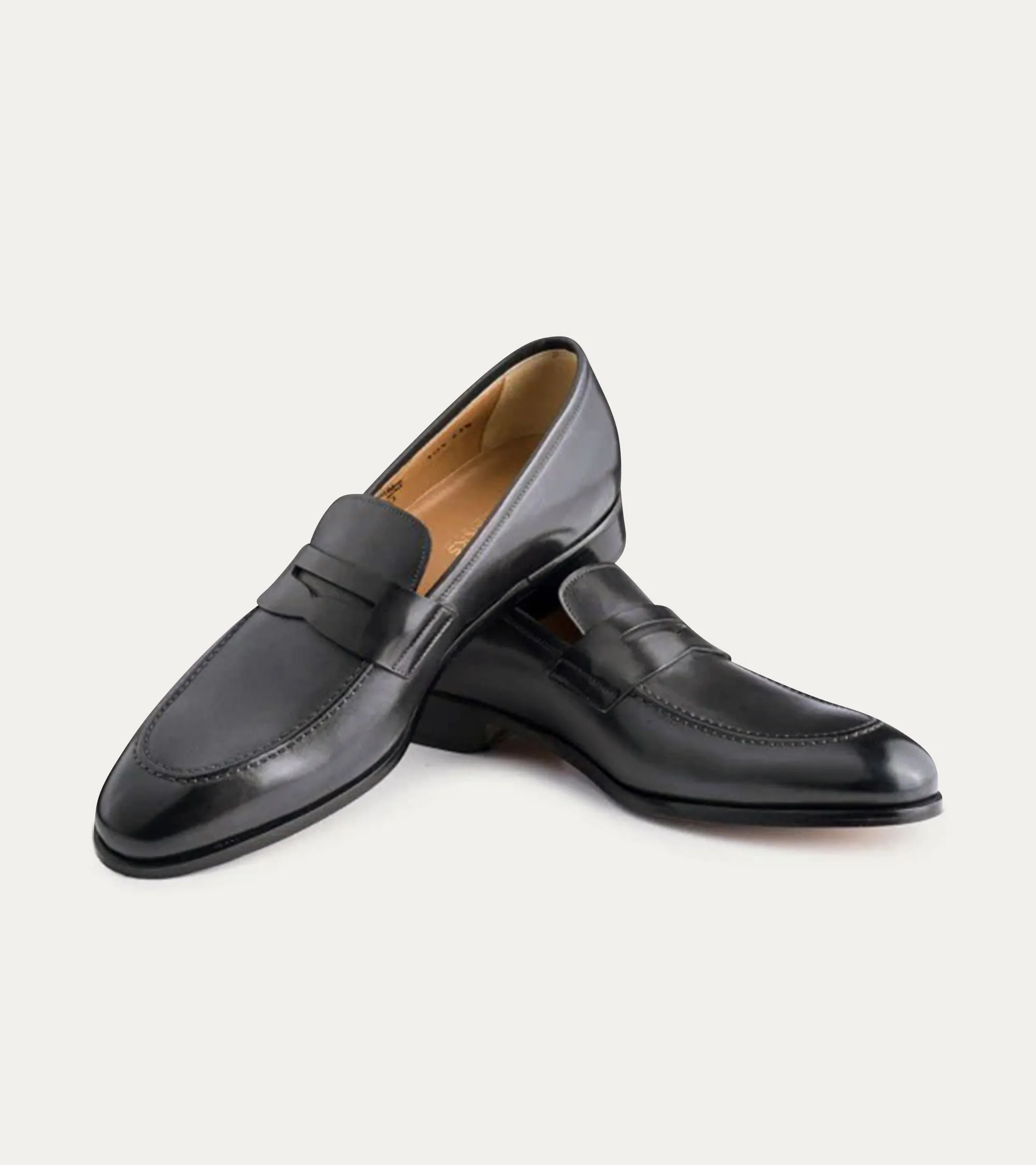 Penny Loafer Black Antique