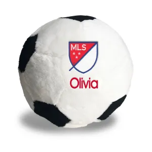 Personalized MLS Crest Plush Soccer Ball