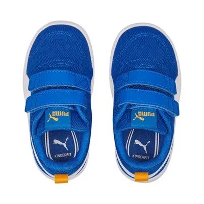 Puma sneakers da bambino in mesh traspirante Courtflex v2 V Inf 371759-14 victoria blue-white-zinnia