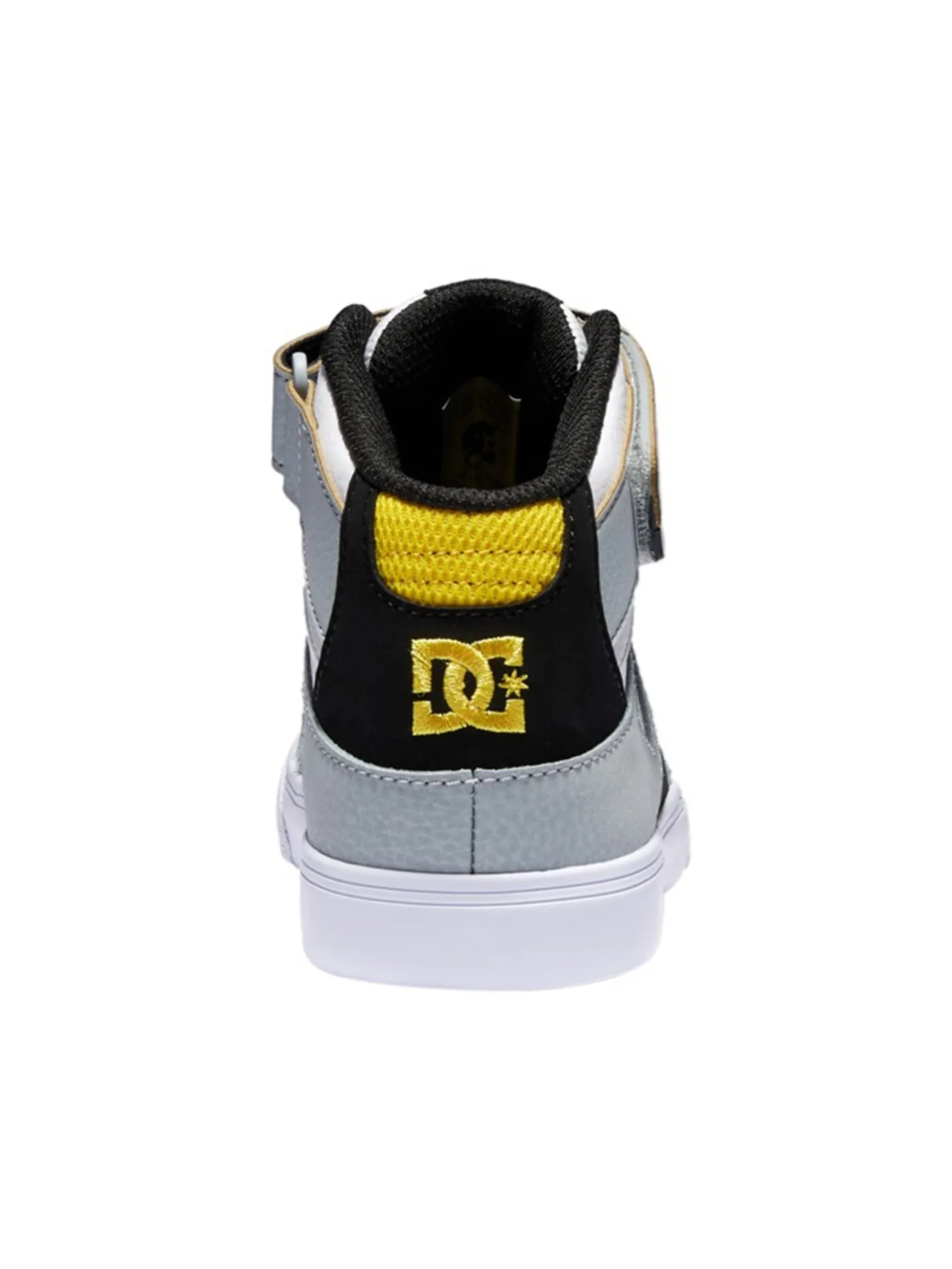 Pure High-Top EV White/Grey/Yellow Shoes (Kids)