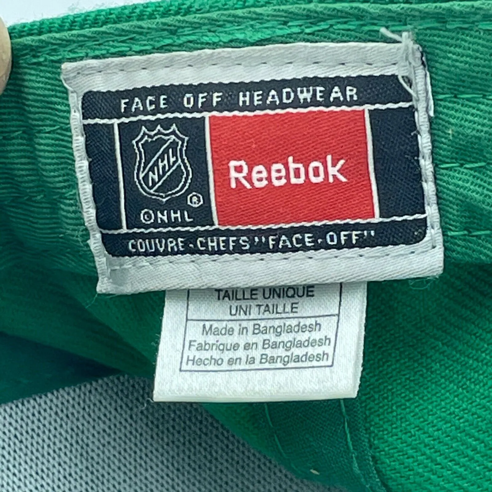 Reebok Dallas Stars Hockey Cap Faceoff Headwear With Signature