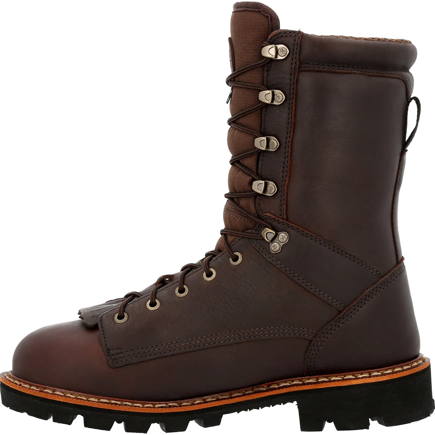 Rocky Mens Brown Leather Elk Stalker 1000G WP Hunting Boots