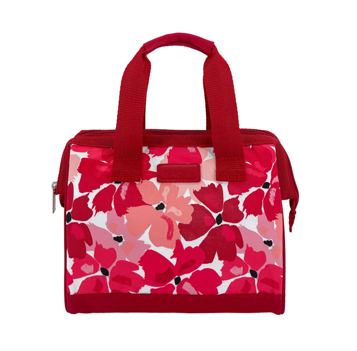 Sachi Insulated Lunch Bag & Bottle Bundle - Red Poppies