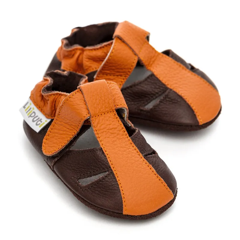 Sandal Two-Color Barfotaskor/ Tofflor