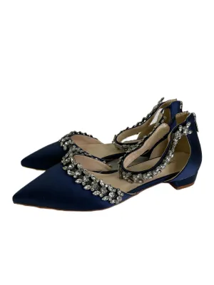 Shoes Flats By XYO In Blue, Size: 8.5