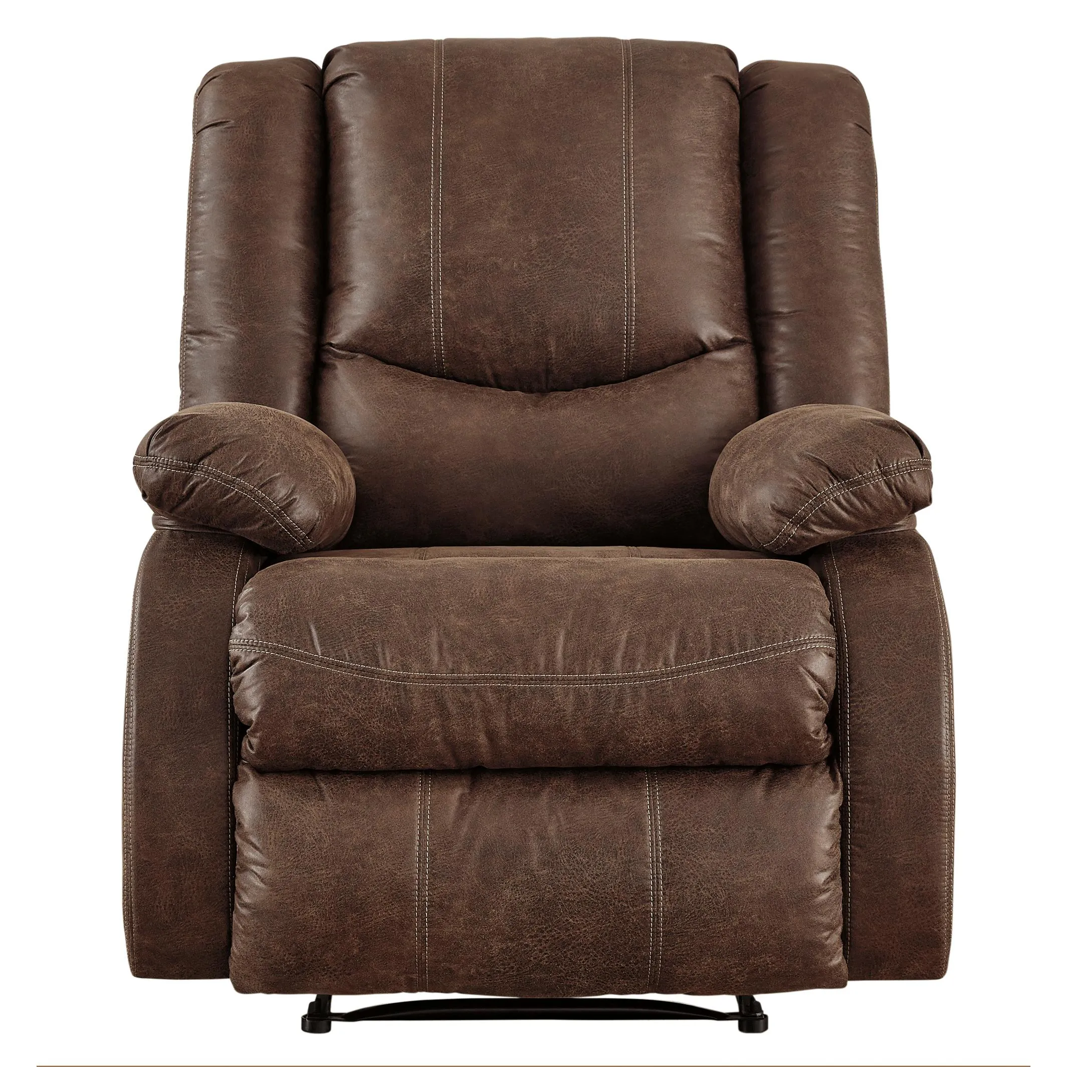 Signature Design by Ashley Bladewood Leather Look Recliner with Wall Recline 6030529C