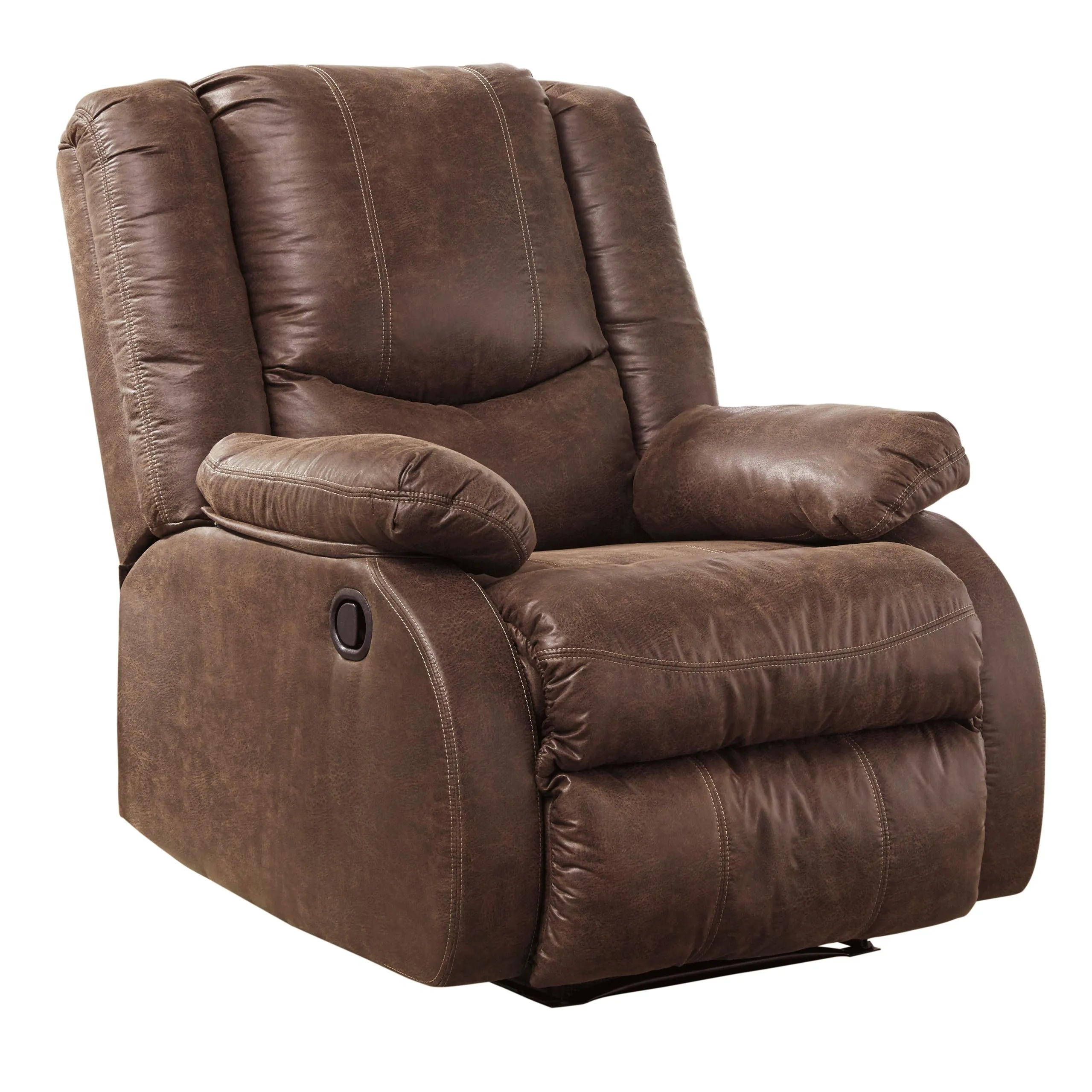 Signature Design by Ashley Bladewood Leather Look Recliner with Wall Recline 6030529C