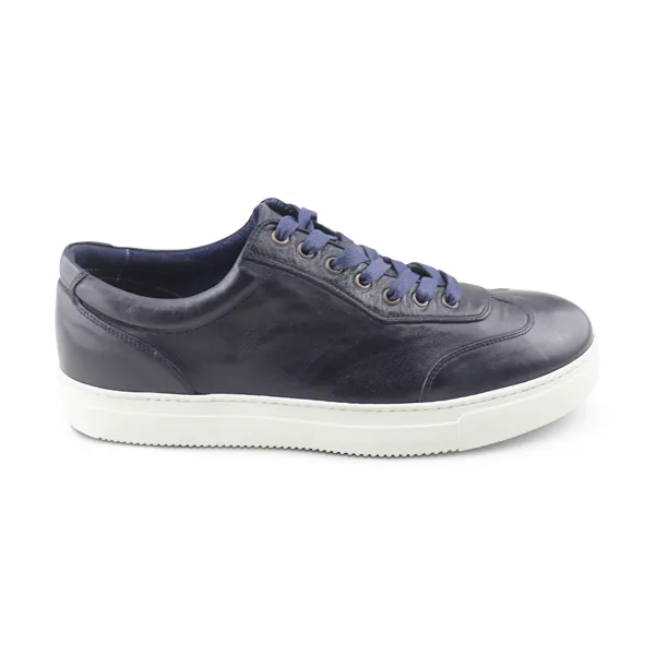 Sneakers Vibram pelle blu