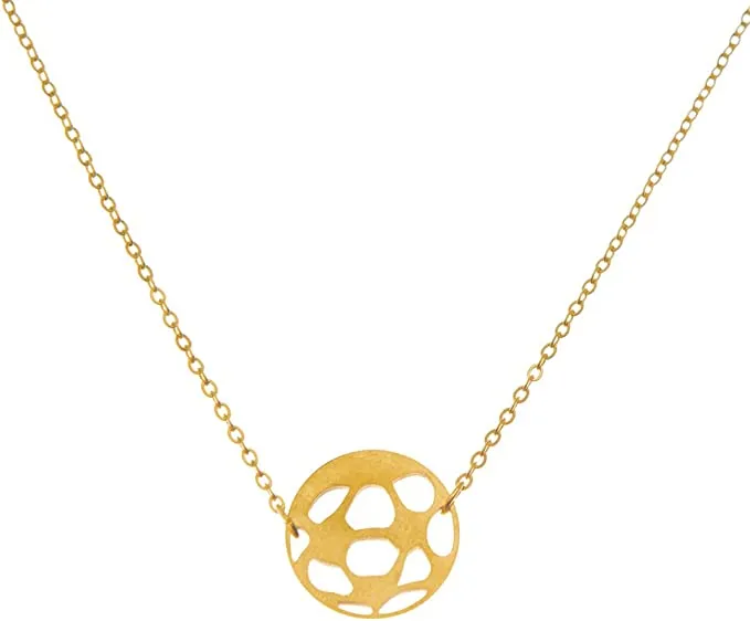 Soccer Dainty Charm Stainless Steel Necklace