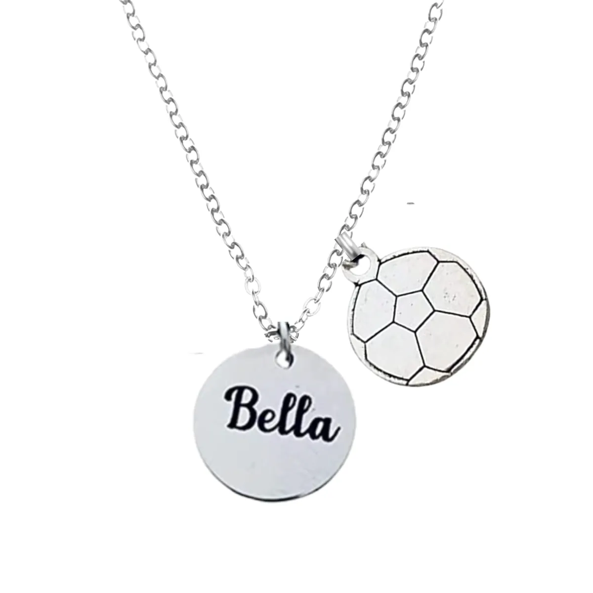 Soccer Engraved Necklace - Pick Charm