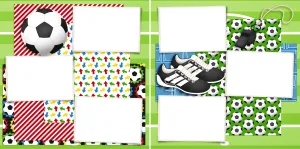 Soccer Gear - Digital Scrapbook Pages - INSTANT DOWNLOAD