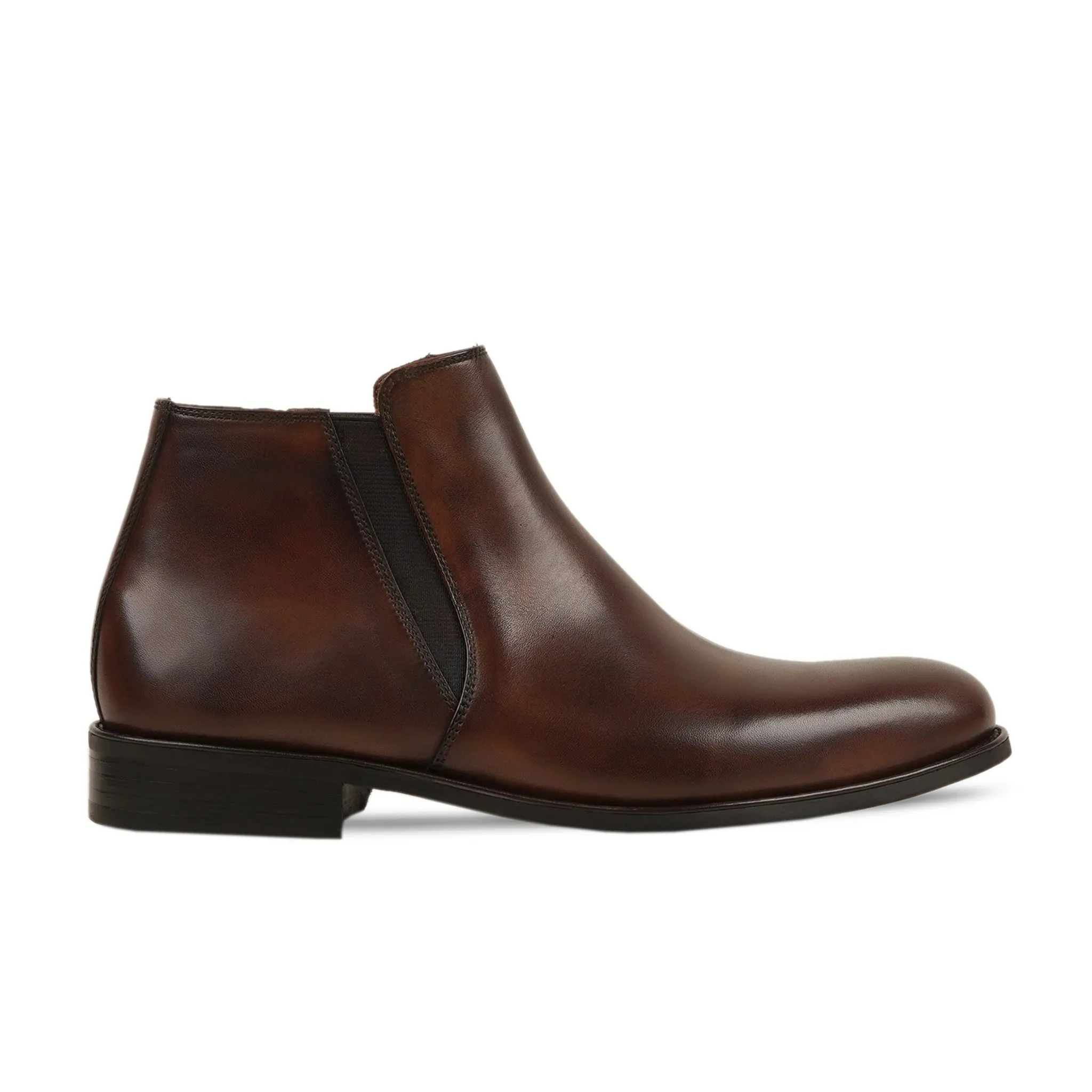 Soroca - Men's Dark Brown Calf Leather Chelsea Boot