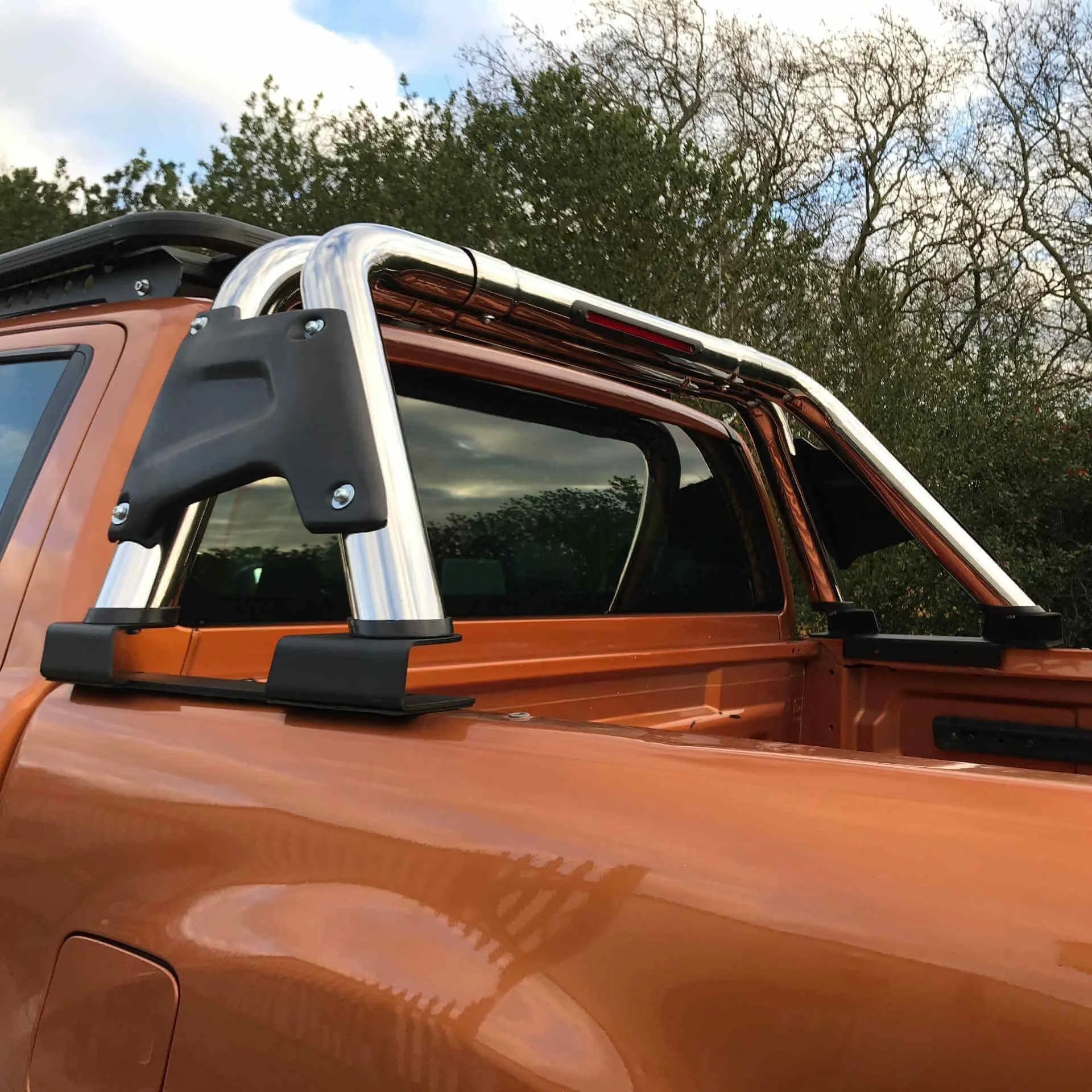 Stainless Steel Side Infill Roll Sports Bar for Ford Ranger 2012-2022