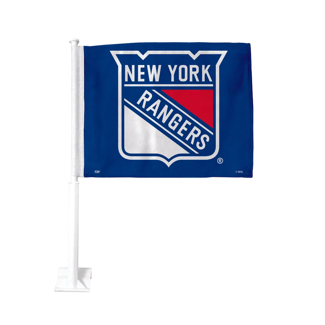 The Sports Vault NHL New York Rangers 2-Sided Car Flag