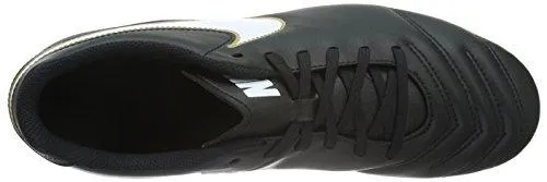 Tiempo Rio Iii Fg Black/White Soccer Cleat 8.5 Us