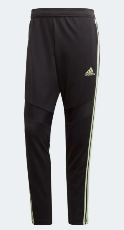 TIRO 19 TRAINING PANTS MENS BLACK / GLOW GREEN