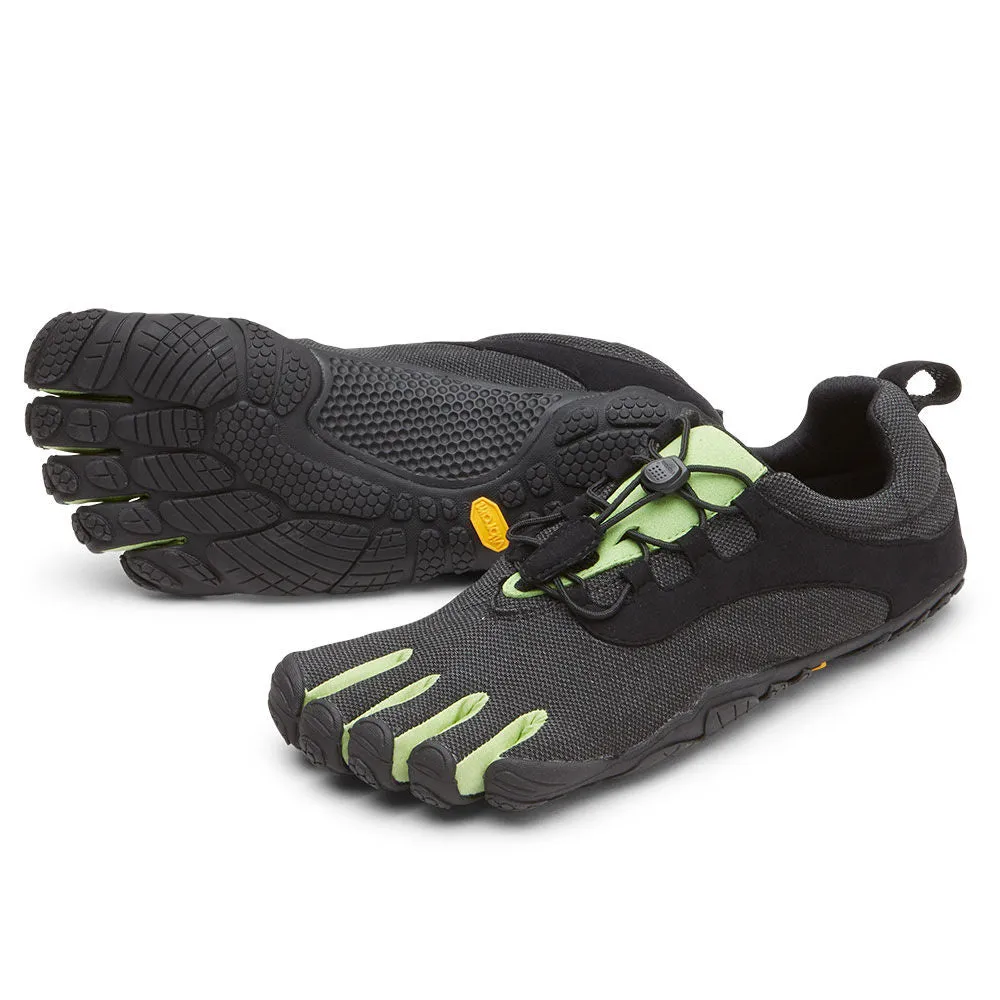 Vibram Men's V-Run Retro in Black Green Black