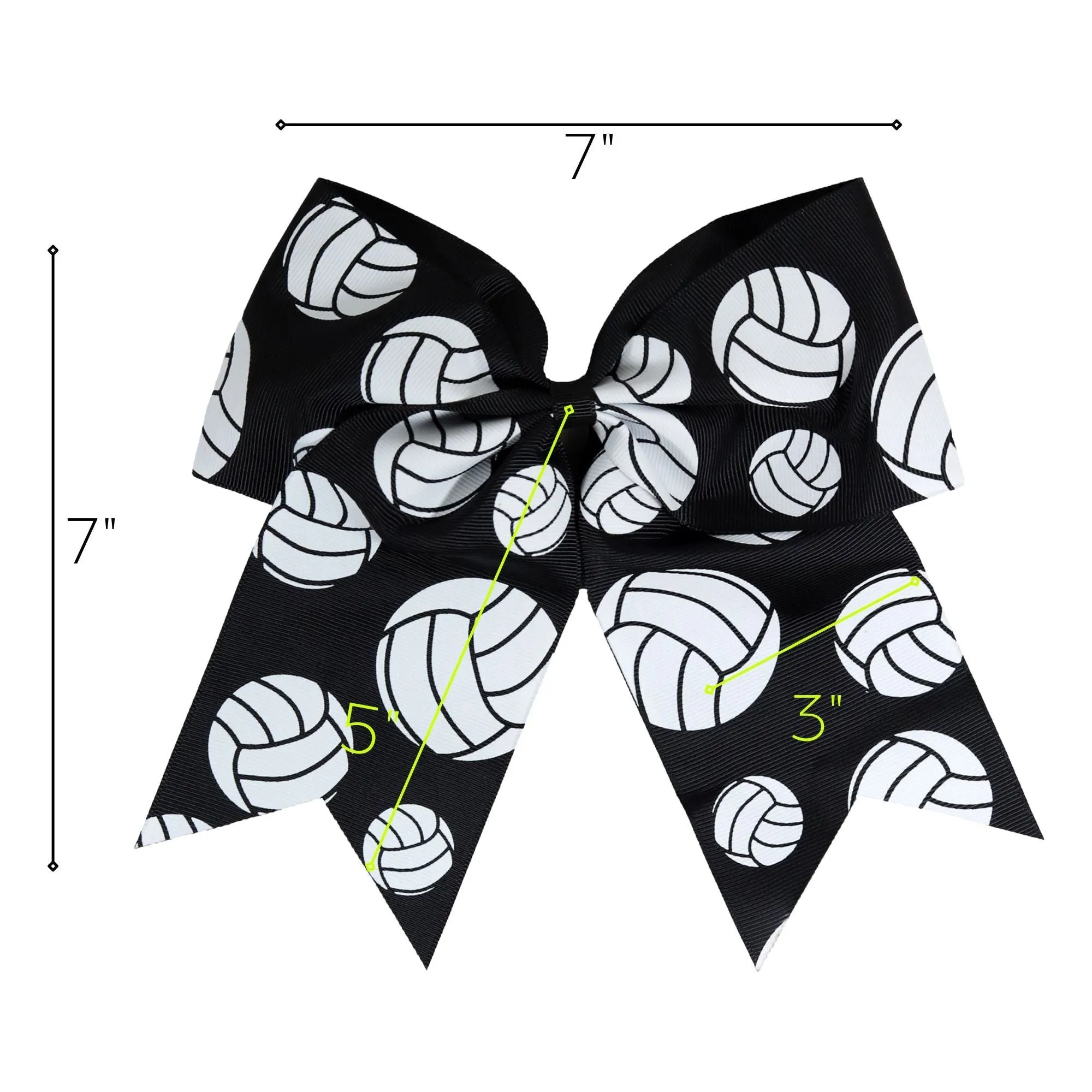 Volleyball Sports Hair Bow